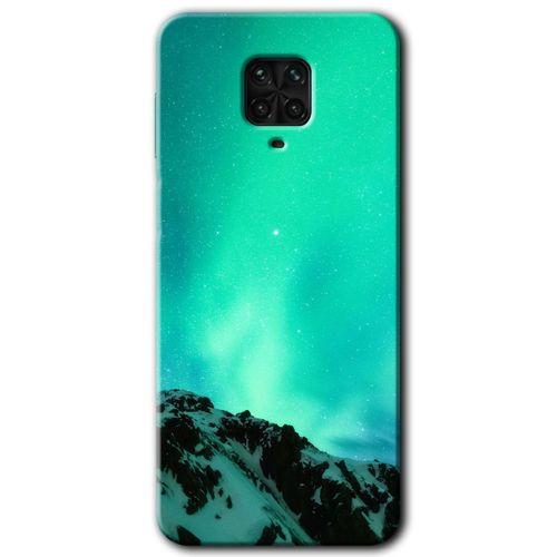 MRCİLETİSİM Xiaomi Redmi Note 9s Kılıf Kapak - Aurora +Hayalet Ekran Yandan Gözükmez
