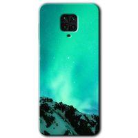 MRCİLETİSİM Xiaomi Redmi Note 9s Kılıf Kapak - Aurora +Hayalet Ekran Yandan Gözükmez