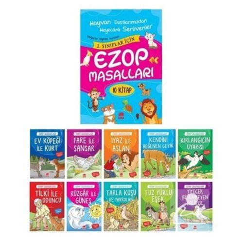 Ema Ezop Masalları 1.2.Sınıflar İçin Farklı 3 Kitap