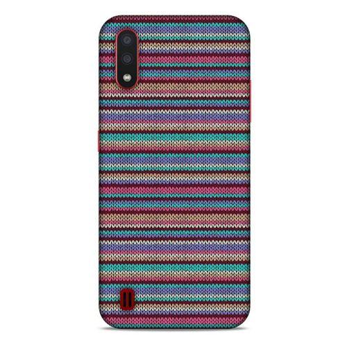 Kazak (15) Desenli Silikon Kapak Samsung Galaxy A01 Kılıf