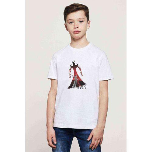 Shadow Fight Samurai Jack 8 Baskılı Unisex Çocuk Beyaz t-shirt