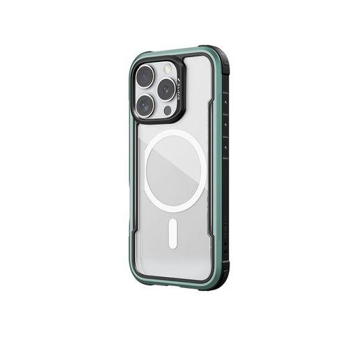 Apple iPhone 16 Pro Kılıf M-safe Şarj Özellikli Airbagli Raptic Shield Serisi Şeffaf Arka Yüzey Kapak