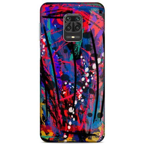 Lopard Xiaomi Redmi Note 9S Uyumlu Kılıf Soyut Sanat (46) Desenli Core Armor Kılıf