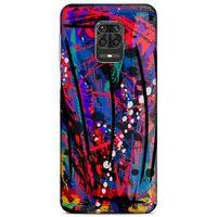 Lopard Xiaomi Redmi Note 9S Uyumlu Kılıf Soyut Sanat (46) Desenli Core Armor Kılıf