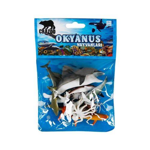 Okyanus Hayvanları Poşetli Hayvan Oyun Seti