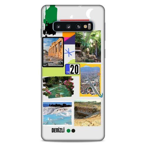 Lopard Samsung Galaxy S10 Uyumlu Kılıf Şehirli ※ (20) Denizli Koruyucu Kılıf