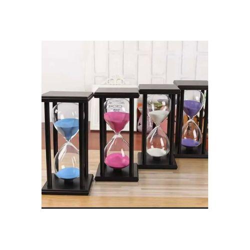 Nostaljik Ve Şık Ahşap Kum Saati 30 Dk Pembe