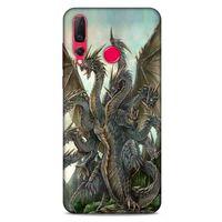 Huawei P Smart Z Kılıf Dragons (35) Fit Design Kılıf 9 Başlı Ejderha