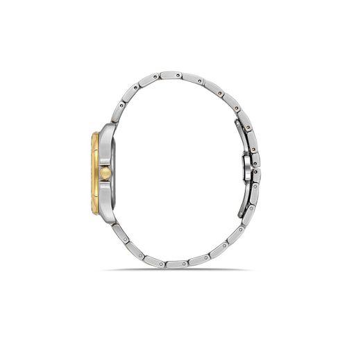 Ferro FL43008A-D6 Quartz Çelik Altın/Gri Yeşil Kadran 31 mm Kadın Kol Saati