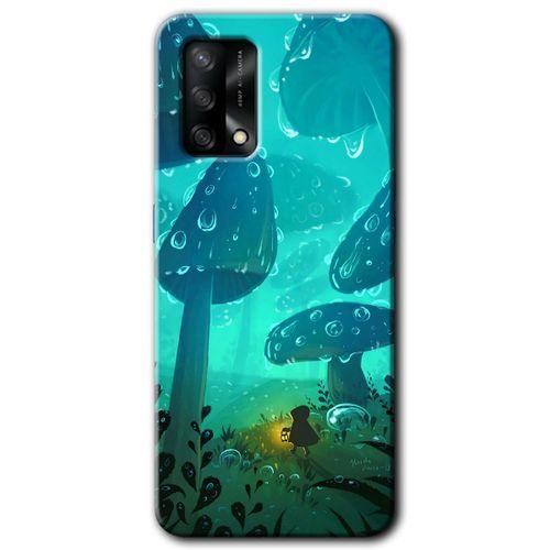 Potkal Hediye Fabrikası Oppo A74 Kılıf HD Desen Baskılı Arka Kapak - Silhoutte Dropss