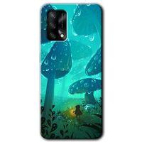 Potkal Hediye Fabrikası Oppo A74 Kılıf HD Desen Baskılı Arka Kapak - Silhoutte Dropss