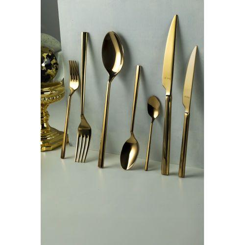 Aryıldız De Luxe S Gold Pvd 89 Parça Altın Çatal Kaşık Bıçak Takımı