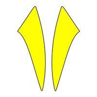 SEVGENT Cg Florasan Sarı Çamurluk Yan Sticker