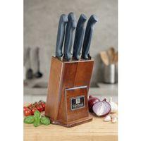 Sürmene Mutfak Bıçak Seti Eskitme Ahşap Kütüklü Stand 8 Parça Çeyiz Bıçak Takımı Set Sürbisa 61510