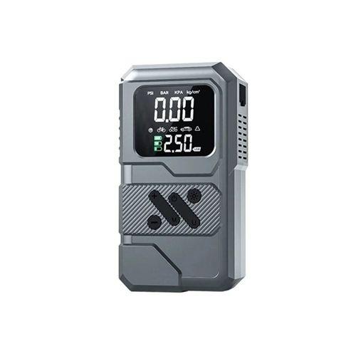 St-9654 Şarjlı 10.000 Mah Taşınabilir Araç Hava Kompresörü Akü Takviyeli Dijital Ekranlı Işıklı