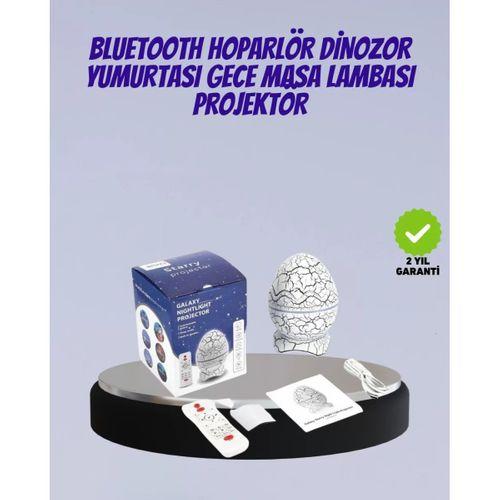 Bluetooth Bağlantılı Dinozor Yıldız Projektör Gece Lambası Ve Uyku Yardımcısı