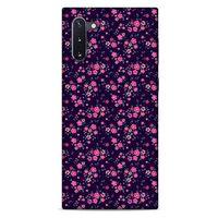 Samsung Galaxy Note 10 Uyumlu Kılıf Pembe Delisi (2) Kabı Çiçekli