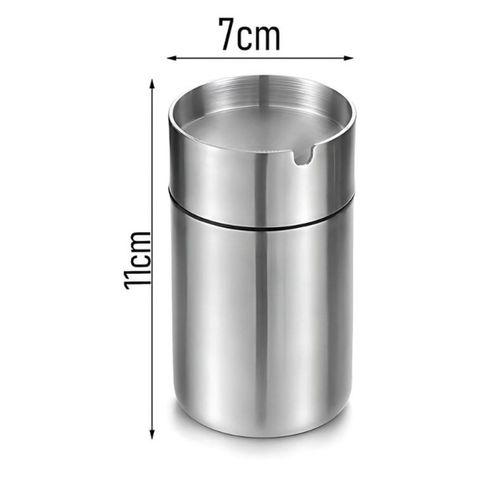 Zhlhome Duman Vermeyen At Sönsün Küllük Çelik Metal Kül Tablası 11Cm