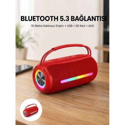 Rgb Işıklı Taşınabilir Hoparlör – Çoklu Bağlantı Desteği