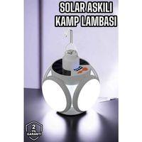 Güneş Enerjili Solar Aydınlatma Kamp Çadır Lambası Şarjlı Ampül Led Şarjlı El Feneri Işıldak