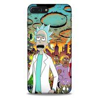 Apple Iphone 7 Plus Uyumlu Kılıf Rick And Morty (42) Rugged Armor Kılıf Story Train Morty