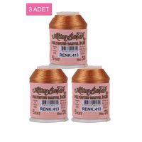 3 Adet Altınbaşak Oya ve Dantel İpi 20 gr - Royaleks - No: 413