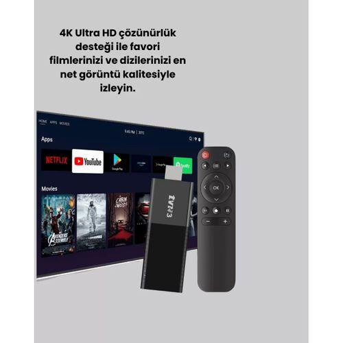 Android Tv Stick 4k Ultra Hd Görüntü Destekli