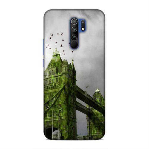 Xiaomi Redmi 9 Kılıf İngiltere Tower Bridge Arka Kapak Silikon Koruma Full Koruyucu