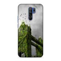 Xiaomi Redmi 9 Kılıf İngiltere Tower Bridge Arka Kapak Silikon Koruma Full Koruyucu