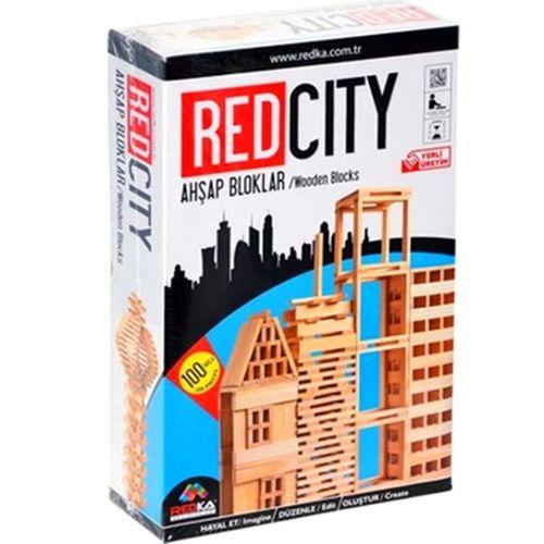 Redka Ahşap Bloklar 50 Parça Eğitici Oyuncak