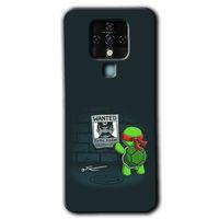 Tecno Camon 16 Kılıf HD Desen Baskılı Arka Kapak - Kaplumbağa Avcısı + Kırılmaz Cam
