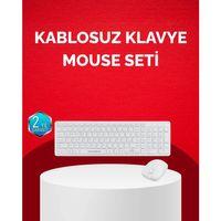 Tam Boy Kablosuz Klavye Mouse Seti - Gelişmiş Bağlantı Ve Sessiz Performans