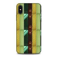 Apple Iphone X Kılıf Patchwork (15) Antişok Kılıf Yeşil Kahve