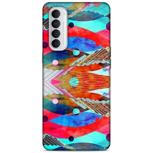 Lopard Oppo Reno 4 Pro Uyumlu Kılıf Manipülasyon ☻ (10) Full Koruma Kılıfı Desenli