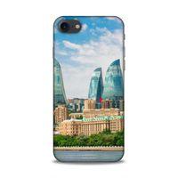 Apple Iphone 7 Uyumlu Kılıf Azarbaijan (4) Koruma Kılıfı Alev Kuleleri