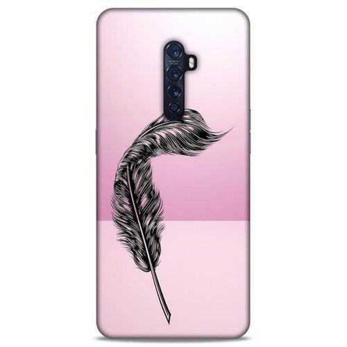 Lopard Oppo Reno 2 Uyumlu Kılıf Tattoo's (29) Arka Koruma Kılıfı Tüy Dövmesi