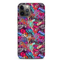 Graffitix (8) Desenli Silikon Kapak Apple iPhone 12 Pro Kılıf