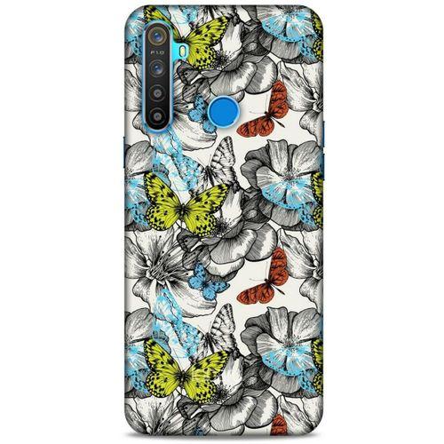 Oppo Realme 5i Kılıf Kelebek Etkisi (22) Tam Koruma Kılıfı Cam Göbeği