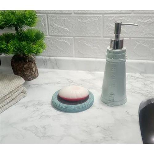 Sıvı Sabunluk Ve Sabunluk 2 Li Banyo Seti,Deniz Feneri Ve Örgü