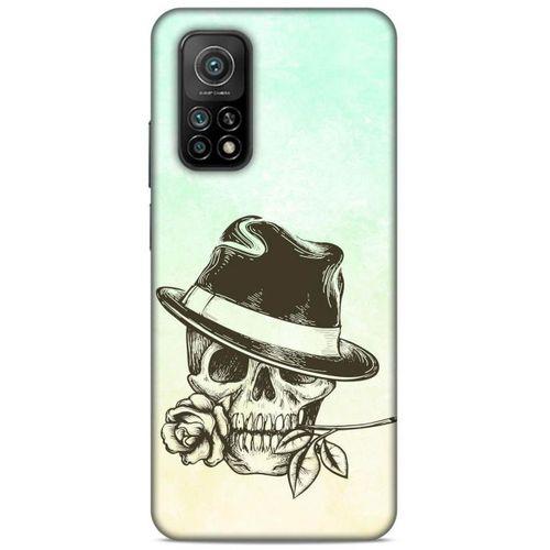 Lopard Xiaomi Mi 10T 5G Uyumlu Kılıf Tattoo's (23) Ultra Koruma Kılıfı Çiçekli İskelet