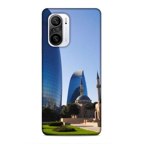 Xiaomi Redmi K40 Uyumlu Kılıf Azarbaijan (37) Silicone Cover Kule ve Camii