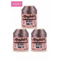 3 Adet Altınbaşak Oya ve Dantel İpi 20 gr - Royaleks - No: 770