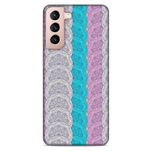 Lopard Samsung Galaxy S21 Uyumlu Kılıf Ethnic Culture (33) Hybrid Kılıf