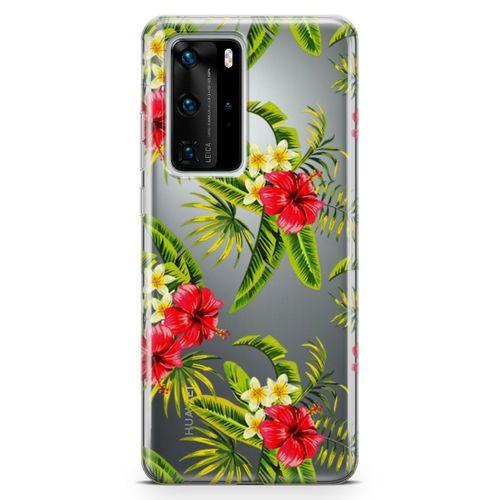 Huawei P40 Pro Kılıf Bodrum Çiçekleri Arka Kapak Koruma Desenli Full Koruyucu