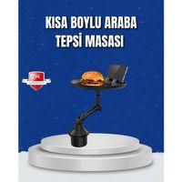 Ayarlanabilir Araç İçi Bardaklık Tepsisi 9 İnç Geniş Alan Ve Telefon Standlı