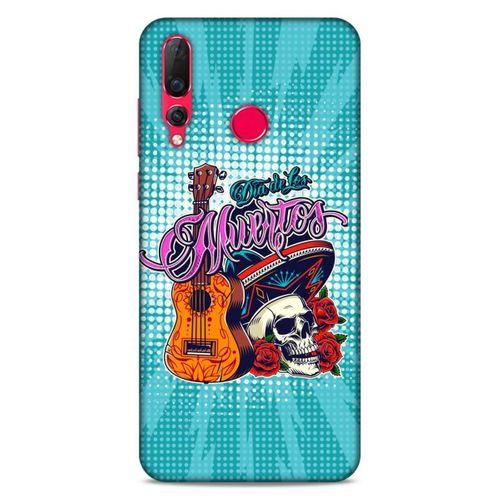 Lopard Huawei P Smart Z Uyumlu Kılıf Tattoo's (34) Slim Armor Kılıf İskelet & Gitar