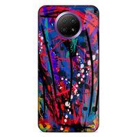 Lopard Xiaomi Redmi Note 9 5g Uyumlu Kılıf Soyut Sanat (46) Desenli Core Armor Kılıf