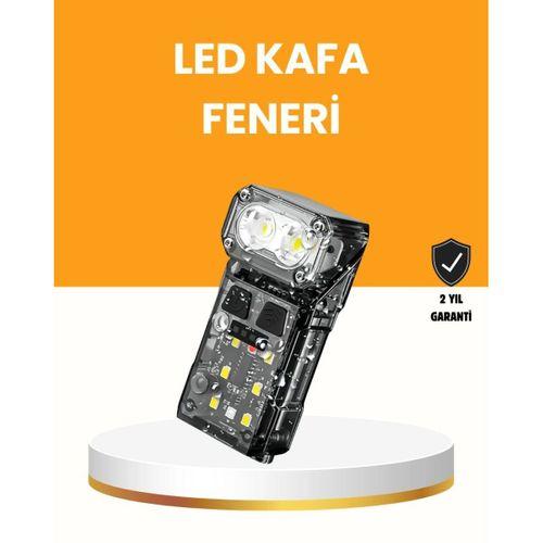 Kamp Ve Outdoor İçin Led Far 10 Saat Pil Sensörlü Manyetik
