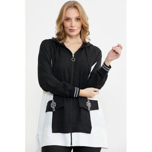 Sementa 76448 Keten Görünümlü Kapüşonlu Tunik Takım