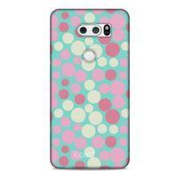LG K40S Kılıf Pastel Renkler (50) Shockproof Kılıf Bordo Pembe